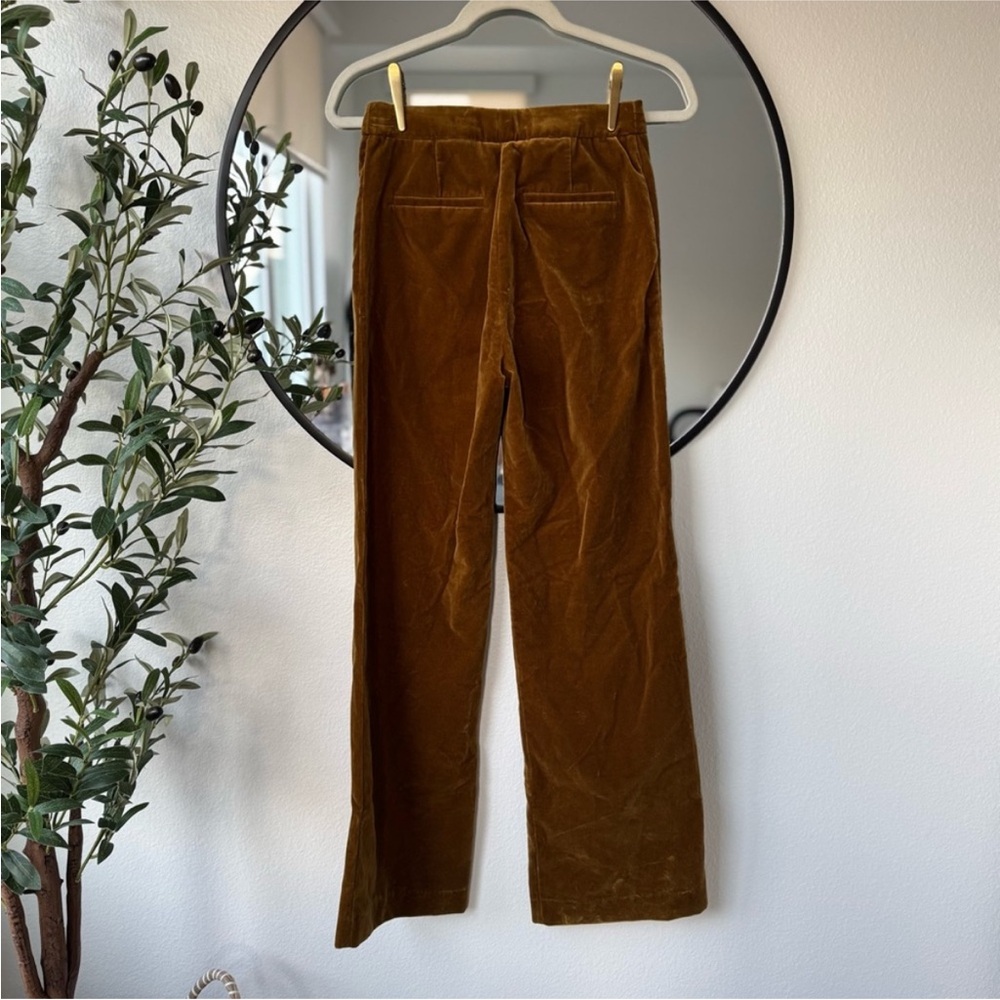 Sezane Martin Velvet Trousers, Curry Gold, Women’s 4 (36) - Picture 8 of 8